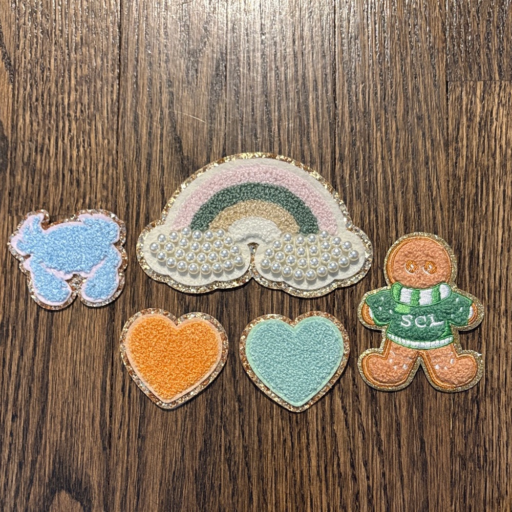 Stoney Clover Colorful Random Embroidered Patch Set